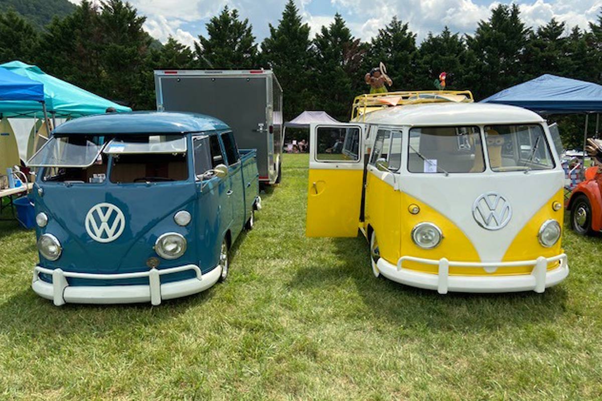 VW vans at the Summer Jam supporting HSTV